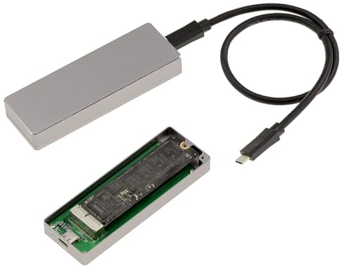 KALEA-INFORMATIQUE Caja USB 3.2 Gen 2x2 20G para SSD NVMe Mac Fabricada después de 2013 en 12+16 Puntos. Aluminio Cepillado, con Herramientas y Accesorios.