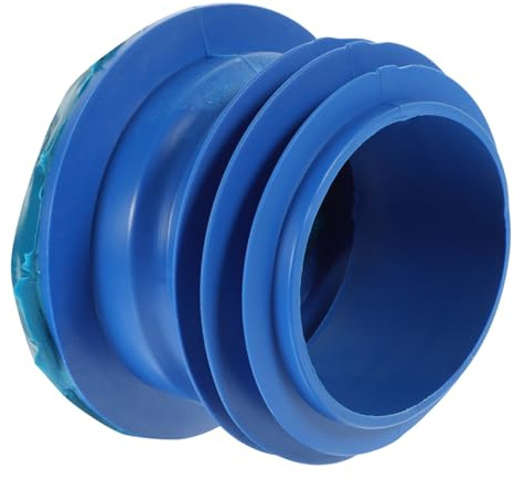 Joint D’Étanchéité en Caoutchouc Bleu pour Cuvette Wc | Anti-Odeurs, Installation Rapide, Limite les Fuites, Pièce Rechange Sanitaire, Accessoires Wc, Salle de Bain