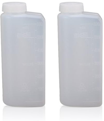 2 Botellas De Mezcla De Combustible y Aceite De 2 Tiempos, Recipiente Profesional De 600 ML Para Máquina De Planchar