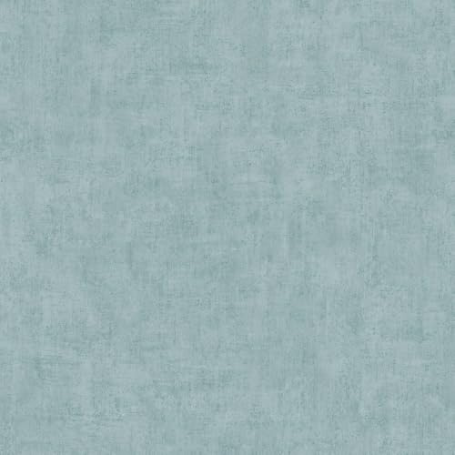 Grandeco Annabella Distressed Plaster Textured Wallpaper, Teal