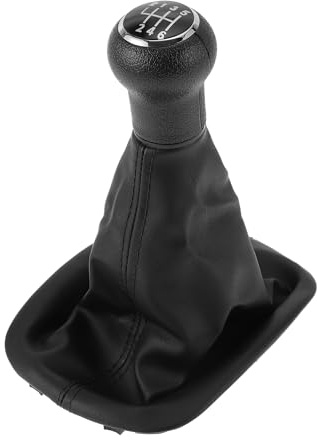 Partuto Perilla Cambio 6V Con Cubierta Para VW Passat B5 B5.5 98-04 1 Pc | Color Negro, Material Plástico, Cuero Sintético, Número OE 3B0711113J, Tipo Manual