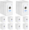 10 Sacchetti per Ecovacs T30S / T30S PRO / X2 / X5 Omni Aspirapolvere Stazione di Aspirazione, Sacchetti di Ricambio per aspirapolvere (Non per Combo)