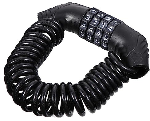 POPETPOP Fahrradschloss Mit Passwortsperre Für Helme Und Motorräder Kompaktes Kabelschloss Für Gepäck Sportausrüstung Und Reisen