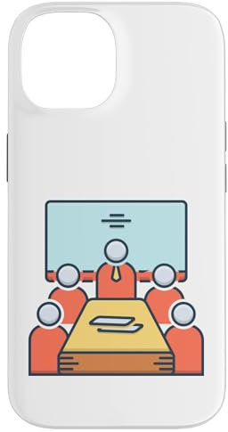 Meeting in The Conference Room Boardroom Meeting Office Case for iPhone 14