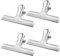 Lot de 4 clips de fermeture pour sachets de 119 mm - Grandes pinces de fermeture de 119 mm - Pour sacs alimentaires, photo, cuisine, maison, école, bureau