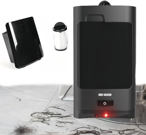 Glowdora Aspiradora para Pelo De Mascotas, Aspiradora para Peluquería, Aspiradora Sin Contacto De 1400 W con Depósito De 2,7 L, Luz Led Y Filtro
