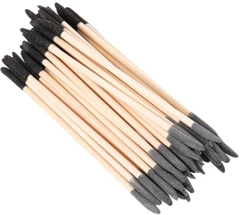 MERRYHAPY 60 Pezzi Di Bastoncini Lucidanti A Doppia Estremità Per Nail Art Strumenti A Doppia Estremità Bastoncini Per Cuticole Per Unghie Leviganti Per Modelli Spingi