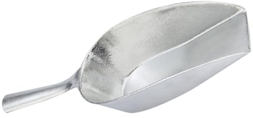 ROMISBABA Pala de Aleación de Aluminio para Hielo y Granos Tamaño Grande Resistente y Ligera Pala Multiusos para Cocina Restaurante y Congelador Adecuado para Servir Cubitos y