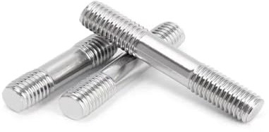 CVAADV Varilla roscada de doble extremo de acero inoxidable 304, pernos sin cabeza, palo de dientes, barra roscada de doble cabeza, 5 uds.(35mm,M8 (5Pcs))