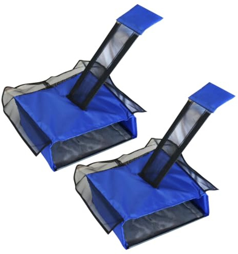 Neptuiby Raccoglifoglie per Piscina, Skimmer Galleggiante Piscina Sicura Rampa di Fuga per Animali Skimmer Galleggiante A Doppia Funzione 2 Pezzi - Blu