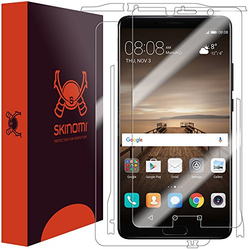 Skinomi TechSkin - Protector de Pantalla para Huawei Mate 10 - Cara Delantera y Trasera