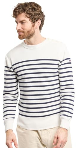 Armor Lux Pull Marin rayé en Coton GROIX