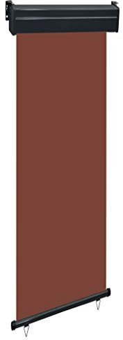 Festnight Tenda Laterale per Balcone e Terrazzo Protezione da Vento e Sole Tenda a Rullo Oscurante per Finestra 100x250 cm/ 120x250 cm/60x250 cm /80x250 cm