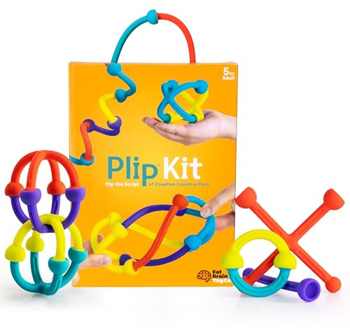Fat Brain Toys Plip Kit, Building Toys for Creative Play, Creative Construction Play Set, Kids Toys Ages 5 to 12