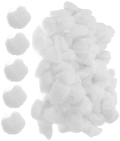 FRCOLOR 1tasche Mini-wattebällchen Für Make-up Einweg-wattebällchen Zum Entfernen Von Nagellack Saugfähige Zum Reinigen Kleine Aus Baumwolle Für Hauttypen