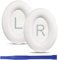 umvowuxa Replacement Earpads for Bose QuietComfort 45 (QC45)/QuietComfort SE (QC SE)/Quiet Comfort Wireless Headphones, Ear Cushions with Softer Protein Leather and Memory Foam (White)