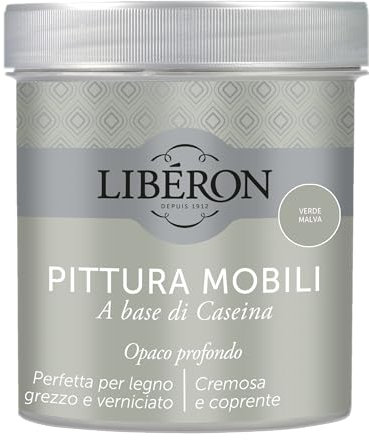 Libéron Pittura Mobili a base di Caseina Verde Malva 0.5 L