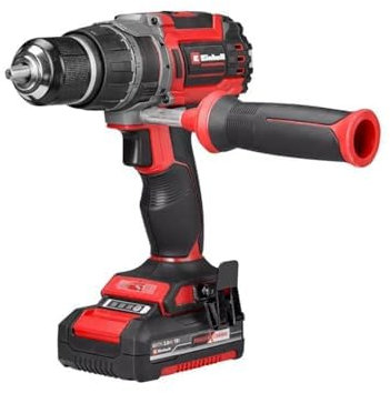 Einhell Professional Akku-Schlagbohrschrauber TP-CD 18/70 Li-i BL (2x 2,0 Ah) (18 V, Brushless, 70 Nm, Schlagbohrfunktion, 13 mm Bohrfutter, 2 Gang, inkl. 2x 2,0 Ah Akkus, Ladegerät, E-Case)