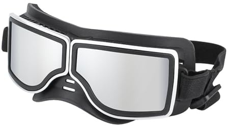 Schutzbrille für Hunde,Hundebrille große Rassen - Hundesonnenbrille Hundeaugen-Sonnenlichtschutz | Hunde-Motorradbrille, winddicht, beschlagfrei, staubdicht, schneefest, für Outdoor-Aktivitäten mit st