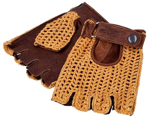 Gusti Guanti in Pelle Maison - Guanti Uomo Taglia L Marrone Pelle