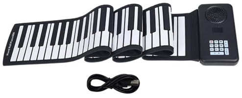 Multifunzionale 88 Tasti Rotoli Piano Pieghevole Portatile Elettronico Pianoforte Strumento Musicale Per Principianti Bambino Adulto