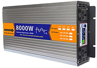 Inversor de Ahorro de Seno Puro 8000W 6000W DC 12V / 24V a Transformador de Voltaje de CA Convertidor de Potencia Inversor LED Solar(8000W,24V)