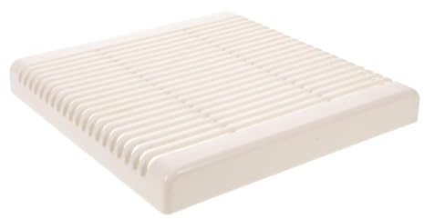 WOONEKY Cubierta de Ventilación Cuadrada de Color para Ventilador de Cocina y Baño 23,5 Cm, Rejilla de Repuesto para Extractor de Aire, Filtro Desmontable, Compatible Ventiladores de