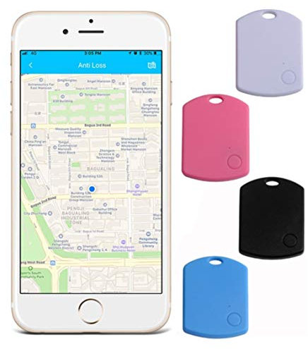 Key Finder, Mini Bluetooth Tracker Devices, Anti-lost Chip, GPS Remote Controls, Item Finder Smart Tracker, Phone Locator, Pet Tracker, For IOS And Android ( Color : Random mix match , Size : 4 Pcs )