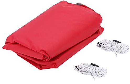Estink Vela Ombreggiante Rettangolare 3 X 4 M, Vela Ombreggiante Quadrata, Vela Ombreggiante da Giardino, Protezione dai Raggi UV e Tessuto Impermeabile, per Patio, Giardino(Rosso)
