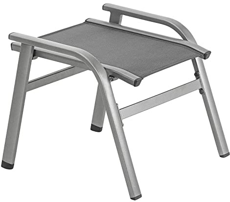 Dehner Stapelhocker Chicago, grau, 56.8 x 60.5 x 48 cm | Aluminium, Kunststoff