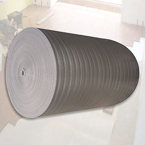 HARICSET Isolamento Anticalpestio Sottopavimento per Laminato Spessore 2mm di Isolamento Acustico da Calpestio Isolamento del Pavimento per Parquet Laminato(Size:1 * 20m)