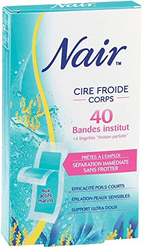 Bandes De Cire Froide Corps Aux Actifs Marins X40 - Nair - Epilation -