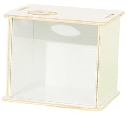 Sharplace Hamster Digging Box Hamster Sand Bath Box Acrylic Playing Rest Sand Bath Container Habitats for Rat Lemmings Syrian Hamsters Small Animals, 16cmx13cmx14cm