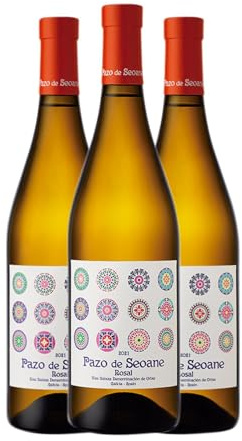 Lagar de Cervera Pazo de Seoane Rías Baixas 75 cl Vino blanco (Caja de 3 Botellas de 75 cl)