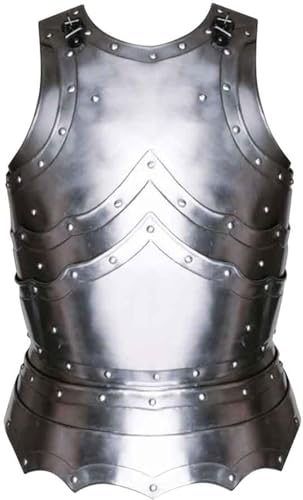 ANTIQUEMEDIEVAL Balthasar Brustpanzer aus Stahl, mittelalterliche Cuirass-Platte