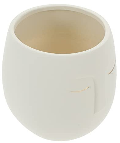 Toyvian Pot De Fleurs Artistique Jardin Créatif Cache Pot Minimaliste Drainage Décoration Intérieure Et Extérieure