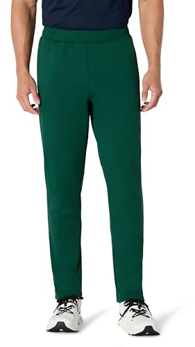 Amazon Essentials Pantaloni Jogger da Allenamento Elasticizzati ad Alte Prestazioni Uomo, Verde Scuro, M