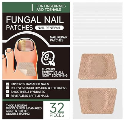 32 Pièces Patchs De Correction Des Ongles D'orteils, Pansements Pour Le Traitement Des Mycoses Ongles - Réparation Des Ongles Fendus - Pour Ongles Endommagés Et L'apparence Des Ongles Décolorés
