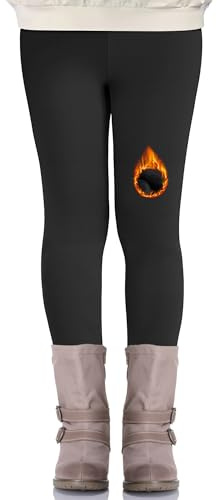 Nlieanuc Leggings Niña 4 a 12 Años - Mallas Niña Elásticos Suaves y Cómodos Pantalones Invierno Básica Leggins Termicos