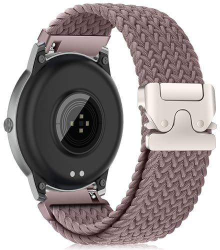 RanBluu flätat armband, elastiskt ersättningsarmband, tyg sportband, 20mm