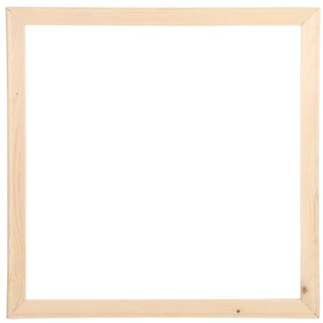 HORIALENCE Naturholzrahmen 40 X 40 Cm Diy Abnehmbarer Leinwandrahmen Mit NäGeln FüR ÖLgemäLde Poster Und Digitale Kunst – Glatte Kanten Holzrahmen FüR Leinwand Und Malerei