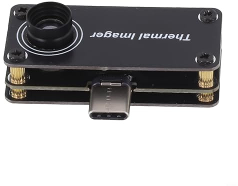 Aetluxery Termocamera per Android, fotocamera portatile 44x29.2x19mm con precisione ±3℃, misurazione da -20 a 1000℃, per il rilevamento della temperatura del telefono