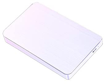 Hard disk esterno da 2,5 HDD da 2 Tb / 500 Gb / 120 Gb, USB 3.0 Portatile Backup, Adatto per desktop, laptop, MacBook, Xbox One, Ps4, Smart TV (2 TB, bianco)