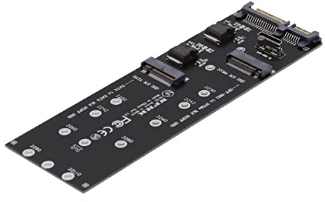 cablecc Oculink SFF-8612 8611 auf U.2 Kit M-Key auf NVME PCIe SSD und NGFF auf SATA Adapter für Mainboard