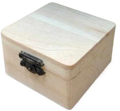 LOSTIS Schmuckkästchen Klein Retro Holz Aufbewahrungsbox Aus Schlichtem Holz Mit Deckel Multifunktionale Klappboxen Geschenkverpackung Schmuckschatulle Schmuckbox Jewelry Box