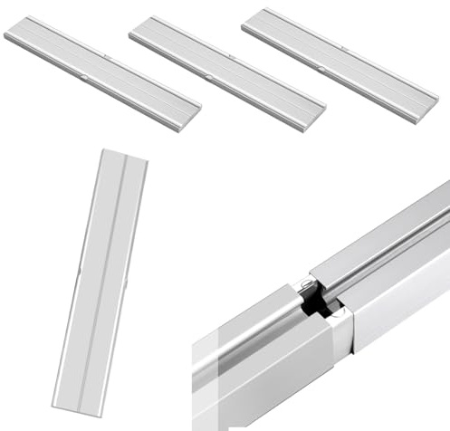 4 Solar Schiene Profilverbinder PV Module,Schienenverbinder fur Montageprofil 40x40 mm Solarschiene,Solarpanel Profilverbinder Befestigung Pv Schiene,Erweiterung von Aluminiumprofilen