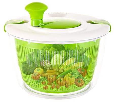 Vegetable Drain Basket | Multifunctions Vegetable Washing Organizer | High-Speed Rotation Salad Spinner | Strainer for Fruits Pasta Strainer, Basket Kitchen Gadgets Home Supplies Kitchen Tools Storage