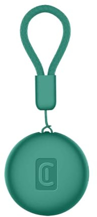 Cellularline Tracy Tag - Find Items, Compatible with Apple iOS Find Me - Compatible with Airtag Accessories - Replaceable Battery (Life 1 Year) - Dust and Waterproof - Green