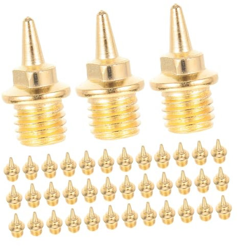 ibasenice Clavos de Atletismo Dorados 48 Piezas de Aleación de Aluminio