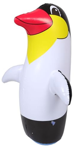 Toddmomy Aufblasbares Pinguin Spielzeug für Kinder Interaktives Deko Pinguin Spielzeug Süßes Cartoon Design für Innen und Außen